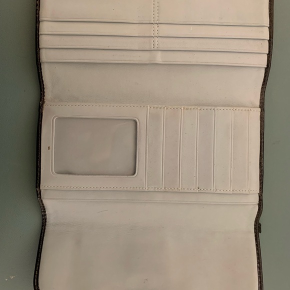 Coach black trifold full wallet - Picture 2 of 5